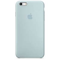 Чехол Silicone case для IPhone 5/5s (03) Turquoise светло зеленый