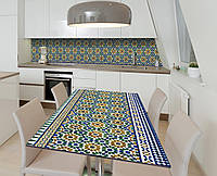 Наклейка 3Д виниловая на стол Zatarga «Мароккансие мотивы» 600х1200 мм для домов, квартир, столов, кофейн,
