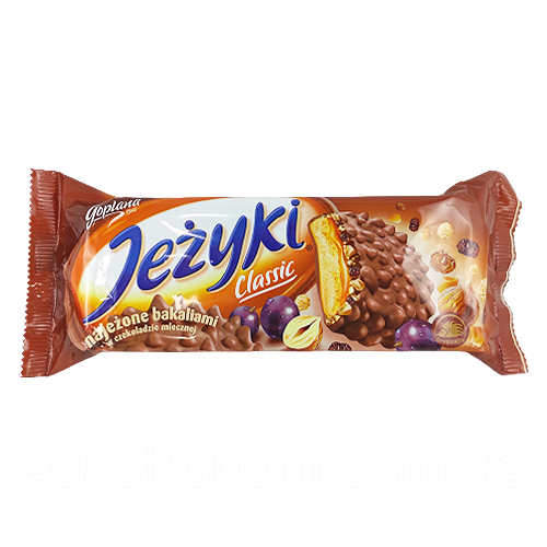 Печиво класичні Гоплана Їжак Jezyki Goplana 140g 20шт/ящ (Код: 00-00004186)