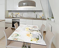 Наклейка 3Д виниловая на стол Zatarga «Позитивный настрой» 600х1200 мм для домов, квартир, столов, кофейн,