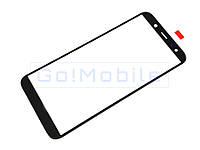 Стекло (для ремонта дисплея) для Samsung A6 2018 (A600) черное + OCA Оригинал (Китай)