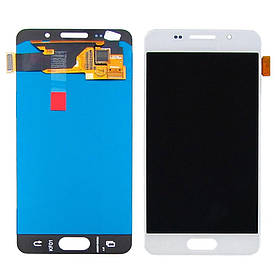Дисплей для Samsung SM-A310F Galaxy A3 (2016) з сенсорним склом (Білий) Сервісний оригінал