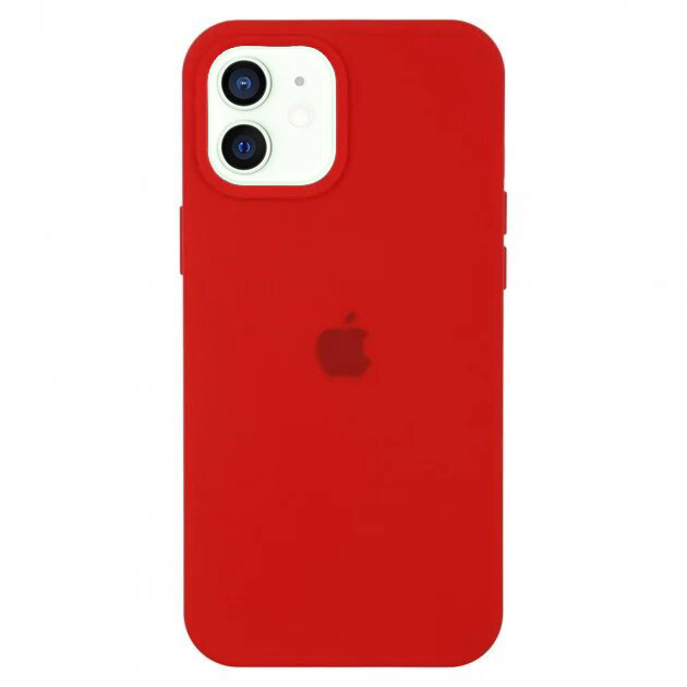 Чохол Silicone case для IPhone 12 Red червоний