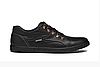 Чоловічі шкіряні туфлі Leather black shoes чорні, фото 3
