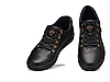 Чоловічі шкіряні туфлі Leather black shoes чорні, фото 5