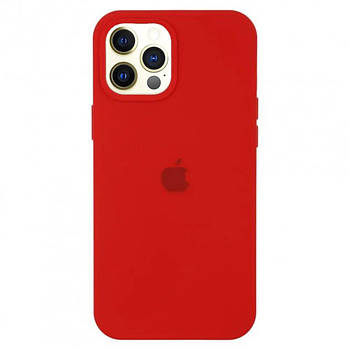 Чохол Silicone case для IPhone 12 Pro max Red червоний