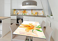 Наклейка 3Д виниловая на стол Zatarga «Царская корона» 600х1200 мм для домов, квартир, столов, кофейн, кафе
