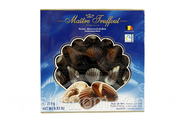 Цукерки праліне (синя) Маітре Maitre Truffout 250g 12шт/ящ (Код: 00-00003923)