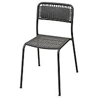 IKEA VIHOLMEN Садовый стул, темно-серый (204.633.01)