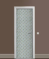 Наклейка на дверь Zatarga «Полотно серенити» 650х2000 мм виниловая 3Д наклейка декор самоклеящаяся