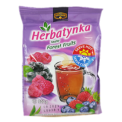 Чай розчинний лісові фрукти Крюгер Krüger Herbatynka forest fruits 300g 6шт/ящ (Код: 00-00003651)