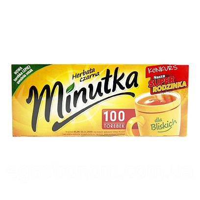 Чай Мінутка Minutka 140g 5шт/ящ (Код: 00-00003225)