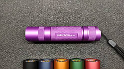 Ліхтар Convoy S21A, діод Luminus SST-40 5000K, новий драйвер 12 груп з термоконтролем 6000mA, 2300Lm, сірий.