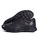 Чоловічі шкіряні кросівки NB Clasic (Нью Беленс) Black, чоловічі спортивні туфлі, кеди чорні повсякденні, фото 5