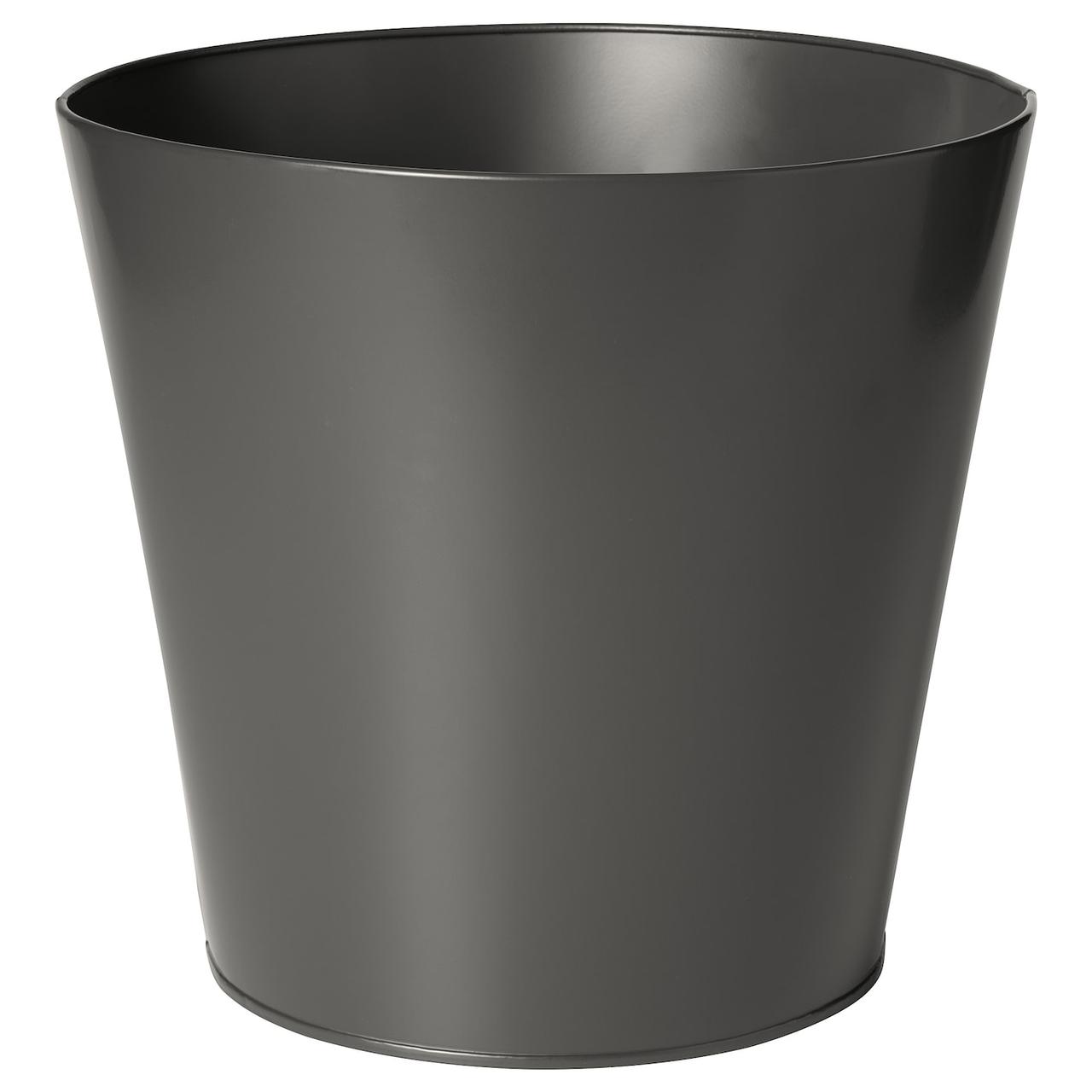 IKEA VITLÖK Кришка для квіткового горщика, всередині / зовні темно-сіра (804.758.34)