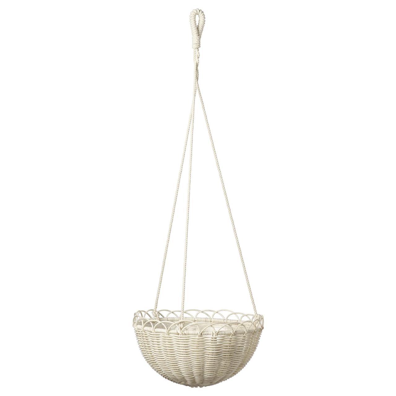 IKEA GALIAMELON Горщик підвісний, для дому / для вулиці білий (304.757.99)