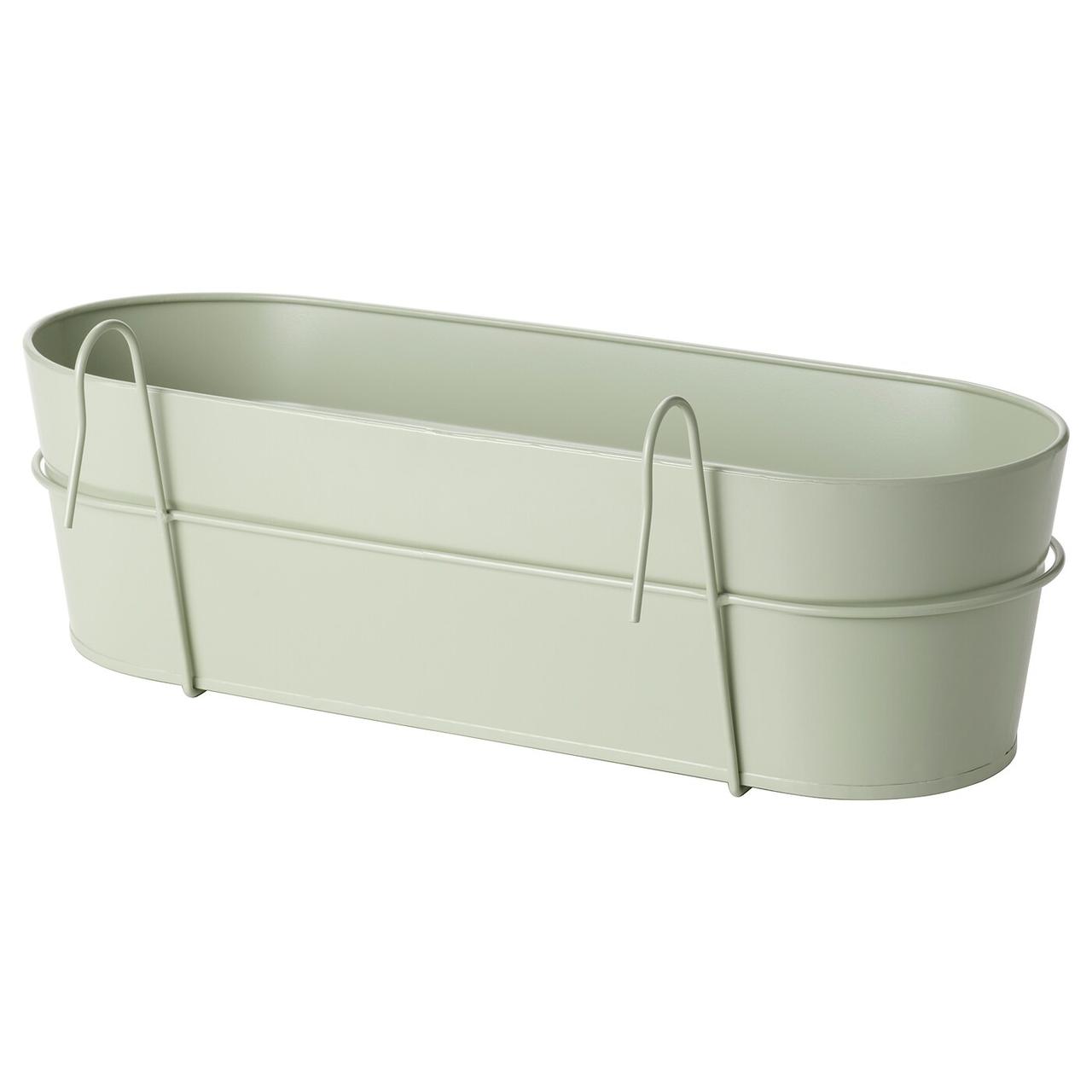 IKEA VITLÖK Ящик з ручкою, для дома / на вулиці світло-зелений (804.851.64)