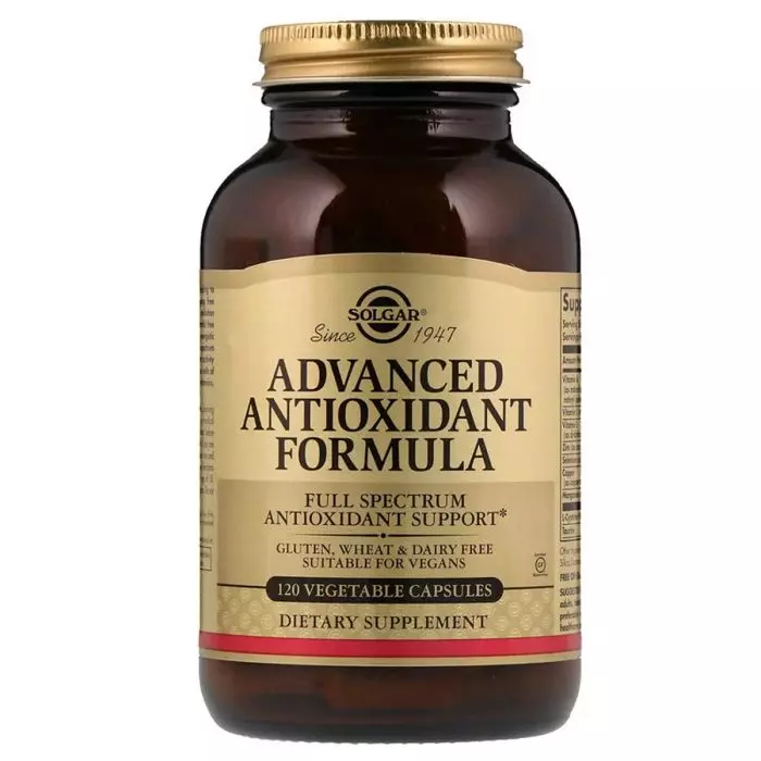 Антиоксидантна Формула, Advanced Antioxidant Formula, Solgar,120 капсул