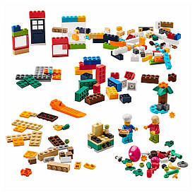 IKEA BYGGLEK Набір кубиків LEGO® 201 шт., Різні кольори (204.368.88)