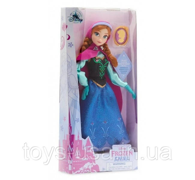 Лялька класична Дісней Ганна з підвіскою кулоном Anna Classic, фото 1
