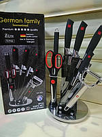 Набір ножів із підставкою 8 предметів German Family