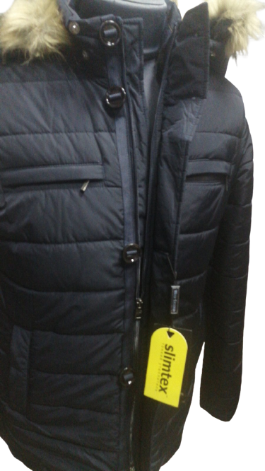 Чоловіча зимова куртка West-Fashion М-98 синя, фото 1