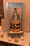 Маслопрес з дерева для холодного віджиму олії 1,5 літра з гідроциліндром 20 тон, фото 3
