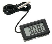 Термометр/градусник цифровий з дисплеєм LCD і виносним датчиком 1 м