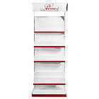 Стелаж для кросвордів 2100х1200 мм, приставний стелаж книжковий, стелаж для книг, стелаж для преси, стенд для книг, вітрина, фото 3