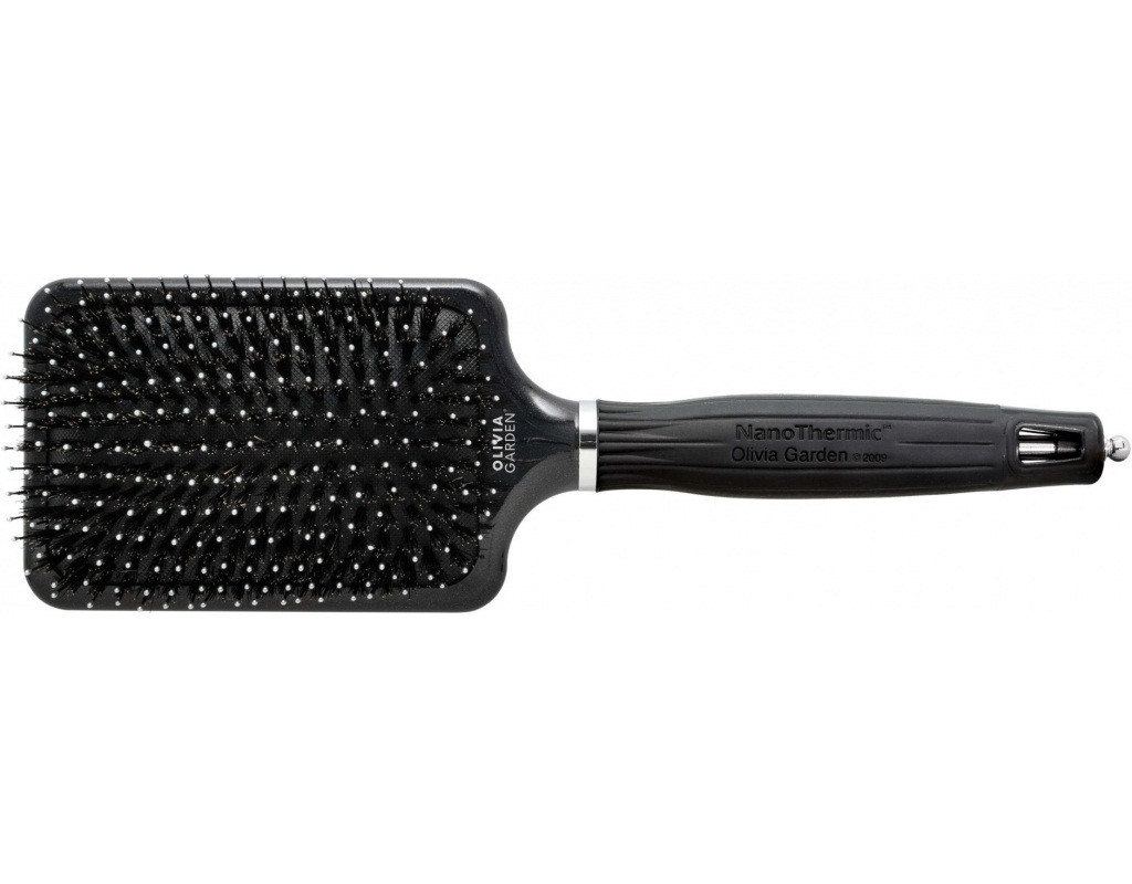 Щітка для волосся Olivia Garden Nano Thermic Paddle Combo Eclipse Edition OGBNTPCO-EE, фото 1