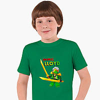 Детская футболка для мальчиков Ллойд Гармадон Лего Ниндзяго (Lloyd Montgomery Garmadon LEGO Ninjago Masters of