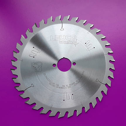 220x3,2x2,2x30 z=36 Універсальний пиляльний диск Leuco LowNoise по дереву для торцювання і подовжнього різу, фото 1