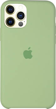 Чохол Silicone case для IPhone 12 Pro max Mint м'ятний