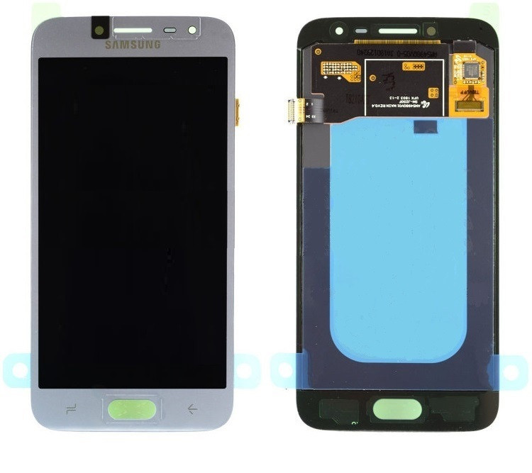 Дисплей для Samsung J250 Galaxy J2 2018 (GH97-21339B) з сенсорним склом (Сріблястий) Сервісний оригінал