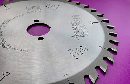 220x3,2x2,2x30 z=36 Універсальний пиляльний диск Leuco LowNoise по дереву для торцювання і подовжнього різу, фото 3