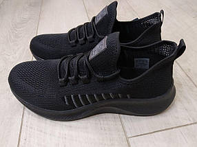 Кросівки текстильні Classica 10535 42 Чорні, фото 2