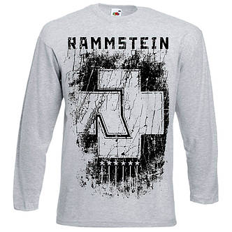 Футболка довгий рукав RAMMSTEIN Sechs Herzen меланжева, фото 3