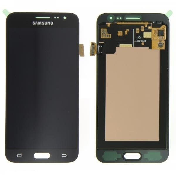 Дисплей для Samsung Galaxy J3 2016 | J320 (GH97-18414C) з сенсорним склом (Чорний) Сервісний оригінал