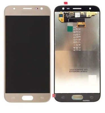 Дисплей для Samsung J330 Galaxy J3 2017 з сенсорним склом (Золотий) Сервісний оригінал, фото 1