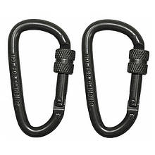 Карабін D 6mmx6cm, 2 штуки Max Fuchs Black 27535A