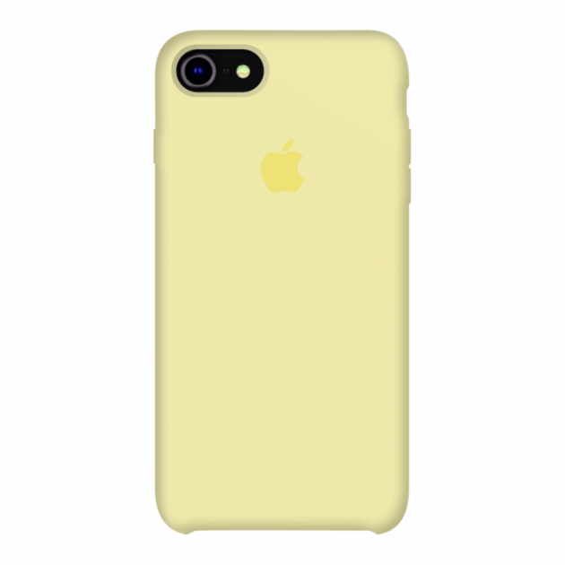 Чохол Silicone case для IPhone 7 Mellow yellow жовтий