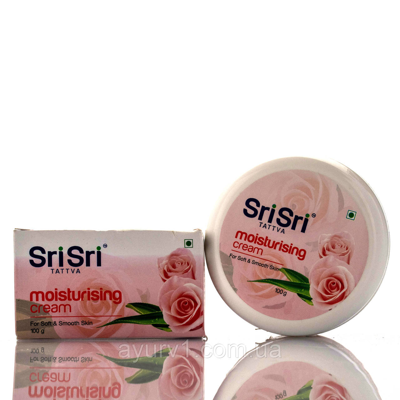 Зволожувальний крем троянда, Sri Sri Ayurveda Moisturising Cream, 100 г