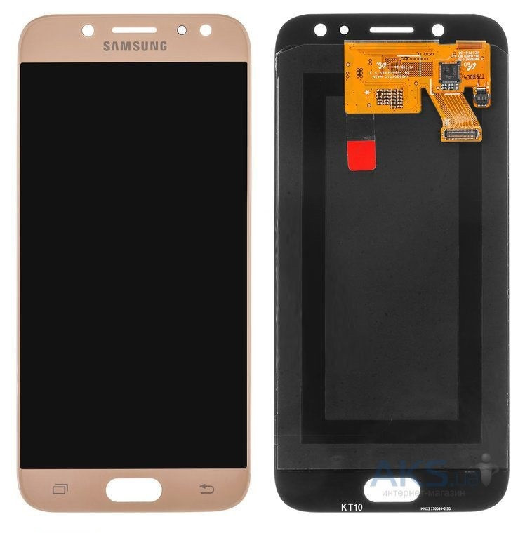Дисплей для Samsung J530 Galaxy J5 2017 з сенсорним склом Яскравість регулюється (Золотий) TFT підсвічування