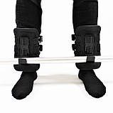Гравітаційні черевики (інверсійні гаки для турніка) тренажер для спини та преса OSPORT Lite Black (OF-0009), фото 2