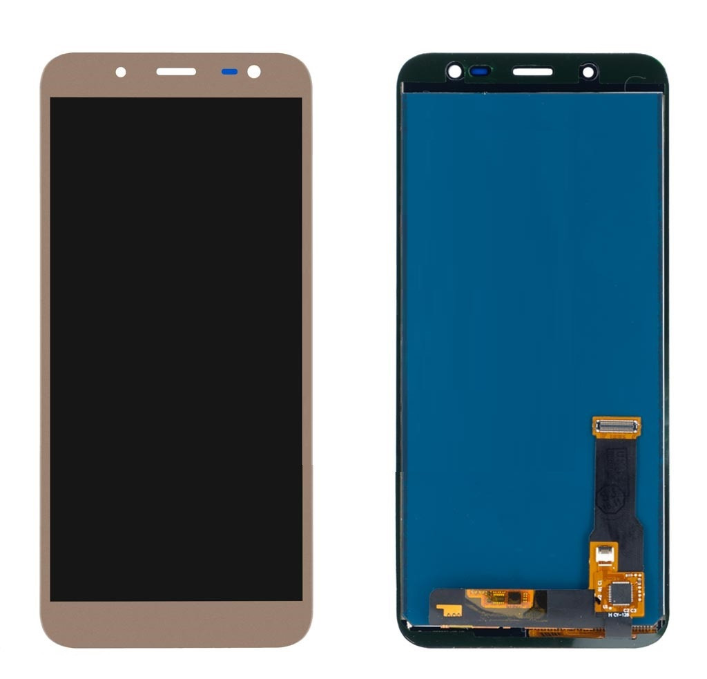 Дисплей для Samsung J600 Galaxy J6 2018 з сенсорним склом Яскравість регулюється (Золотий) TFT підсвічування, фото 1