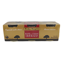 Паштет з чорної свині (без глютену) Іберіко Iberico 750g 3х250g 12шт/ящ (Код: 00-00000984)