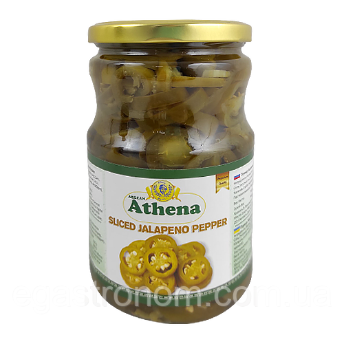 Перець халапеньйо Азена Athena 360/700g 12шт/ящ (Код: 00-00000535)