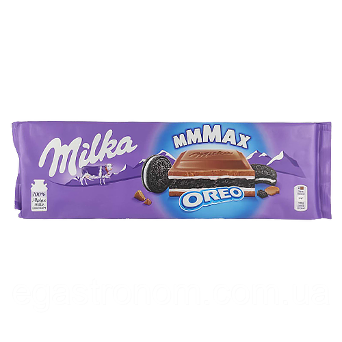 Шоколад орео Мілка Milka mmMax oreo 300g 12шт/ящ (Код: 00-00003625)