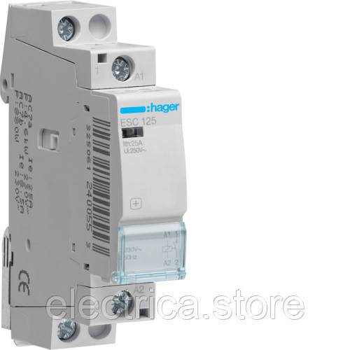 Контактор Hager 25A, 1НВ, 230В ESC125, фото 1