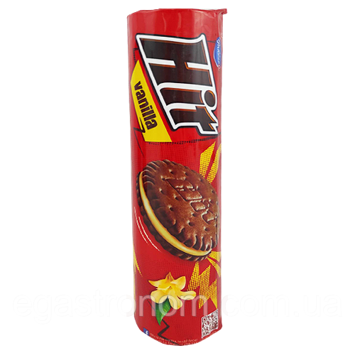 Печиво ваніль Хіт Hit vanilla 220g 24шт/ящ (Код: 00-00004651)
